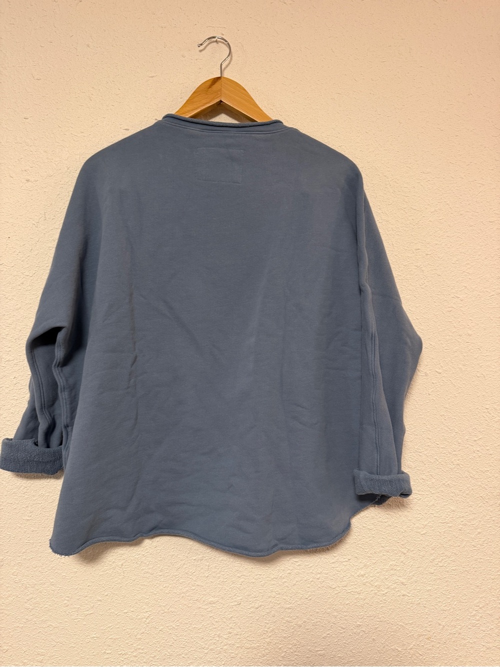 Frank and Eileen Anna Long Sleeve Capelet size medium blue - Picture 3 of 6